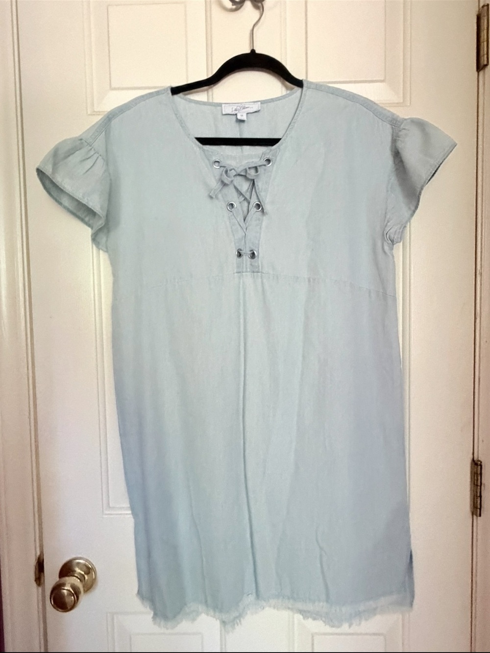 Libby Edelman Blue Chambray Dress